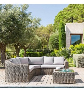 מערכת ישיבה פינתית מראטן75632-ריהוט גן