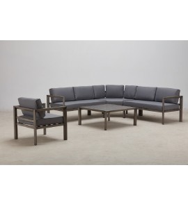 סלון אלומיניום פינתי לגינה45654