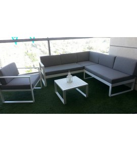 מערכת ישיבה אלומיניום לגינה75321