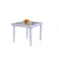 שולחן גינה נפתח 90*90(נפתח 180)