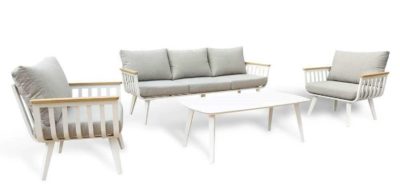 מערכת ישיבה תלת סלונית לגינה 77471