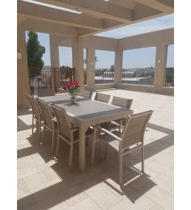 שולחן אלומיניום לגינה4532186