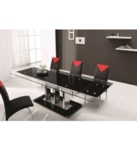 דגם שולחן זכוכית נפתח 100×180 (נפתח 250)