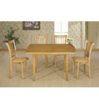 דגם שולחן פינת אוכל מעץ 60*90 נפתח ל1.20*90